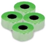  Etichete autoadezive pentru marcatoare, 22 x 12 mm, 1500 bucati/rola, verde fluorescent (DO221215)