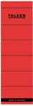 Falken Etichete Falken autoadezive, pentru bibliorafturi, 60 x 190 mm, rosu (FA0662) - forit