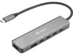 Sandberg USB-C 6-in-1 MediaDock, 6xUSB/1xHDMI (136-77) - elvo