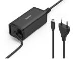 Hama Univerzális hálózati notebook töltő adapter, USB Type-C GaN, PD, 5-20V, 100 W, fekete (200024) (200024)