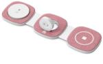 Boost Összehajtható 3 az 1-ben Vezeték nélküli töltőállomás (YM-T1 PINK) pink (YM-T1 PINK)