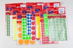 Tanex Etichete autoadezive rotunde, D 8 mm, 750 buc/set, TANEX, rosu (TX-OFC-127-RE)