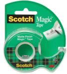 3M 3M-Scotch Dispenser cu banda adeziva transparent mata, invizibila la copiere, 19mm x 7.5m, 3M - SCOTCH Magic (3M-UU005551005)