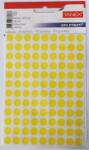 Tanex Etichete autoadezive rotunde, D10 mm, 540 buc/set, TANEX, galben (TX-OFC-128-YE)
