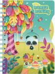 Bangoberry Agenda cu spira Bangoberry, Pally Panda, 192 file, 16x21 cm (GR134201)