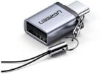 UGREEN US270 adapter USB aljzat - Type-C, OTG, FEKETE 50283 (50283)