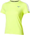 Mizuno Tennis Short Sleeve Tee Lime Pulp Női póló S