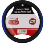Maxspeed kormányvédő PVC, műbőrhatású, 37-39 cm - fekete/kék