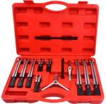 MK Tools Csapágylehúzó készlet 2 és 3 körmös, csúszószáras 30-140 mm - 13 db-os (SN220-1)