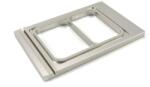 Maxima menü tálca 227 x 178 mm - Kicsi - 2 rekeszes - 09369101 (09369101)