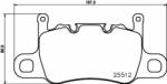 BREMBO fékbetét készlet, tárcsafék P65 037