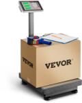 VEVOR Digitális platformmérleg 300 kg, 50 g, lb/kg, tára, ár, AC/DC