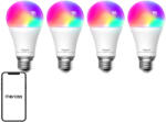 Meross MSL120 WiFi (HomeKit) Okos LED Izzó (4 db-os csomag)