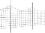 Vevor Kerti fémkerítés 92, 96×74, 93 cm, cövektávolság 16 cm, 5 db