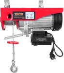 VEVOR Elektromos csörlő acélkötél teherbírása 399, 2 kg 850 W 220 V 1219 cm
