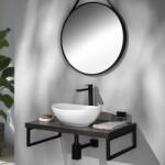 Aqualine Aqualine, VEGA mosdópult 125x45cm, fekete tölgy, VG630 (VG630)