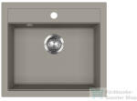 Evido Quadro 6 gránit mosogató, 562x510 mm, platina 442063 (442063)