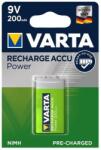 VARTA 200mAh HR22 56722 NiMh akkumulátor 9V újratölthető elem (Varta-Power-HR22-200)