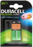 Duracell 200mAh HR22 HR9V DC1604 E-BLOCK TRANSISTOR NiMh akkumulátor 9V újratölthető elem (Duracell-HR22-200)
