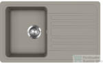 Evido HOME 45 S gránit mosogató 765x460 mm, platina 442065 (442065)