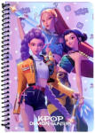 GIM K-pop Démonvadászok Warrior Trio B/5 vonalas spirál füzet 70 lapos GIM36402402B (GIM36402402B)