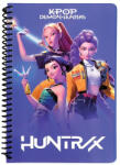 GIM K-pop Démonvadászok Warriors B/5 vonalas spirál füzet 105 lapos GIM36402403B (GIM36402403B)