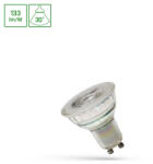 spectrumLED LED GU10 230V 7, 5W SMD 30DEG WW GLASS w/ LENS SPECTRUM PREMIUM (WOJ14707)