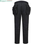 Portwest DX4 lecsatolható holster zsebes softshell nadrág - Minden fekete
