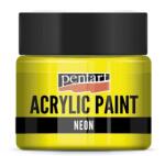 Pentart neon akrilfesték, 30 ml - sárga