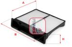 SOFIMA Filtru aer habitaclu / polen SOFIMA S 3329 C (S 3329 C)