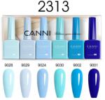 CANNI HEMA FREE UV/LED gél lakk szett 6x9ml - 2313 - Crystal Clear Waters (1302k2)
