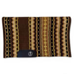  Cayuse Royal Cappuccino királykék-kávébarna western show blanket (bemutató alátét) 86x106 cm