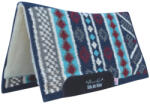 Professional's choice Comfort-Fit SMx Air Ride Western Pad | Vision Navy/Wine 3/4" x 33" x 38