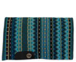  Cayuse TheTeal mélytürkiz western show blanket (bemutató alátét) 79x97 cm