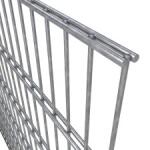  Panou de gard bordurat zincat dublu fir, cu dimensiunile 1630x2510 mm și grosimea firelor 5/4/5 mm: un fir vertical de 4 mm și două fire orizontale de 5 mm, sudate în puncte, care îi dau rigiditate sp