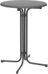 Royal Catering Masă de bar High Top - Ø 80 cm - pliabilă - gri RC-BIS80FG (RC-BIS80FG)