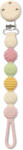 LORELLI Lant pentru suzeta din silicon, clips de prindere, BPA Free, Pink Mix (1022107 0002)