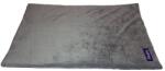 SolPlant. ro Saltea/perna pufoasa, pentru caine/pisica, gri inchis, 80x50 cm