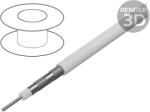 Goobay Cablu Coaxial Goobay CCS PVC Alb 100m Ø7mm Cod 74021 (74021)