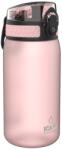 ION8 Gyerek Kulacs 350 ml, Szivárgásmentes, Egykéz Nyitás, BPA-mentes, Mosogatógépben Mosható, Klímasemleges, Rózsaszín Virág