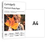 Cartridgeify Inkjet Magasfényű Fotópapír A4, 240 g/m2, 100 lap, Hófehér, Canon HP Epson Brother Tintasugaras Nyomtatókhoz