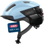 ABUS Purl-Y ACE Kerékpáros Sisak LED Lámpával - E-Bike és S-Pedelec Kompatibilis NTA Védősisak Felnőtteknek és Fiataloknak - Világoskék, L-es Méret