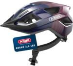 ABUS Aduro 3.0 LED Kerékpáros Sisak - L-es méret, Lila - Hátsó Lámpával, Férfiaknak és Nőknek, Városi és Sport Túrákhoz