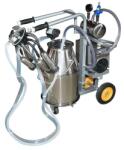 Breckner Germany Aparat de muls vaci 1 post 650W, bidon inox 25L, grup de muls cu 4 mansoane, presiune vid 45-50 kPa, pulsatii 60-80 cpm (DISPK75)