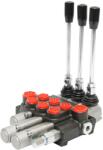 Breckner Distribuitor hidraulic cu 3 manete 2 flotante 40L/min (BK99026)