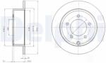 DELPHI Disc Frana Bg4179 Chrysler 200/Sebring Dodge Avenger/Caliber Jeep Compass (BG4179)