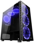 GRT Sistem Desktop GAMING GRT Senior BLUE LED cu procesor AMD Ryzen 5 1600X 3.60GHz, 8GB DDR4, 1TB HDD, GeForce® GTX 1060 3GB GDDR5 (D69V4ZBBM)