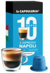 La Capsuleria Capsule Cafea Espresso Napoli La Capsuleria, 10 capsule, compatibile cu Nespresso (CN18)