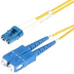 StarTech Patch Cord Fibra Optica Startech SMLCSC-OS2-8M, Single-Mode, OS2, Duplex LC - Duplex SC, 8 m (SMLCSC-OS2-8M)