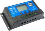 Breckner Germany Regulator tensiune pentru panou solar 10A 12V/24V 2X port USB gard electric (87th472)